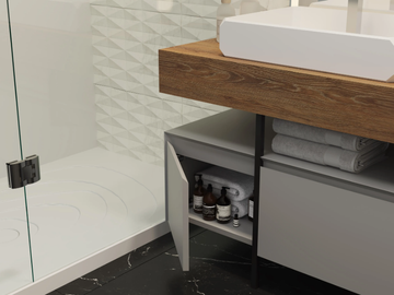 KEPLERO 1 -2 - Countertop square washbasin by MOMA Design - view 3